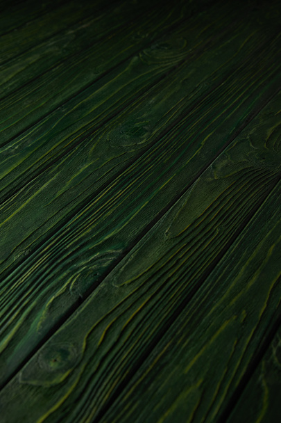 green wooden striped rustic background - Photo, Image