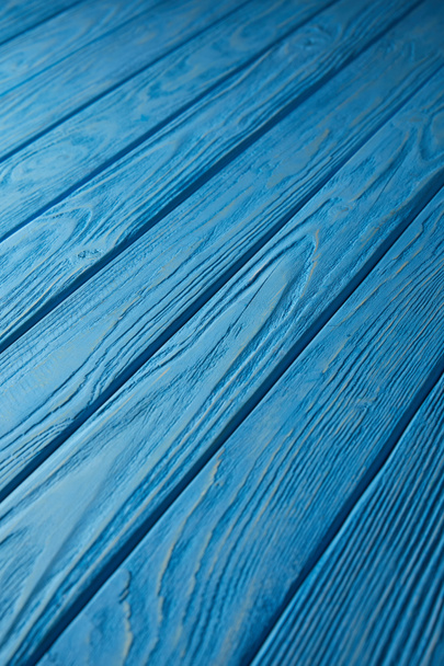 blue wooden striped rustic background - Foto, afbeelding