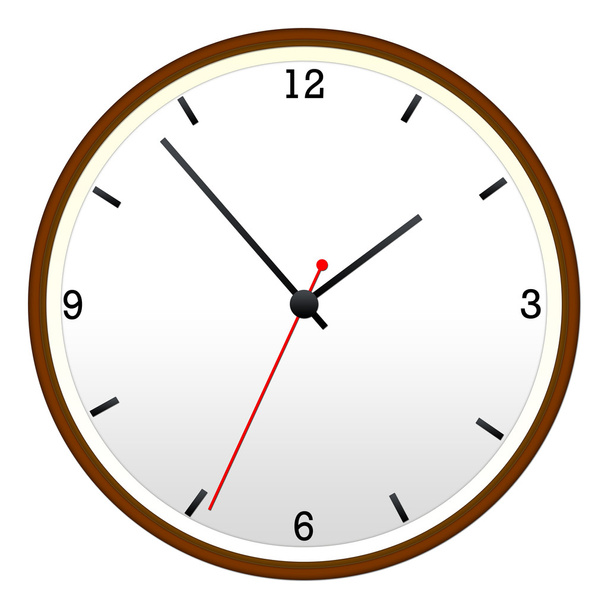Wooden Wall Clock - Photo, Image