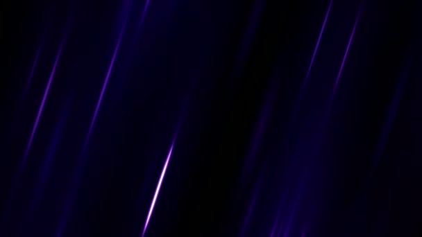 Барвисті діагональні рухомих світлових променів тло анімації - петлі фіолетовий - Кадри, відео