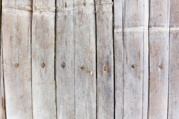 Fondo de mesa de bambú de superficie vieja vacía
 - Foto, imagen