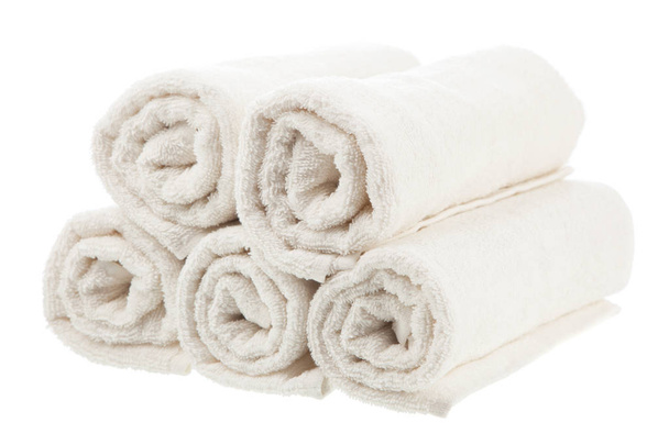 Hromada bílých ručníků - Fotografie, Obrázek
