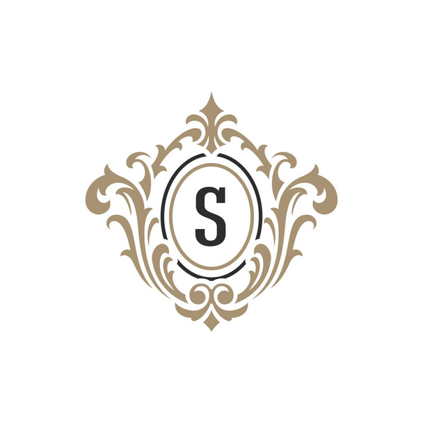 Oggetto vettoriale logo logo monogramma di lusso per logotipo o badge Design
. - Vettoriali, immagini