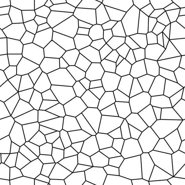 Bezproblémové vektorové pozadí z buněk. Nepravidelné mozaiky kulisou. Voronoi vzor - Vektor, obrázek