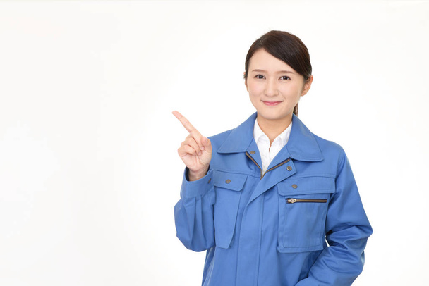 Zaměstnankyně s prstem - Fotografie, Obrázek