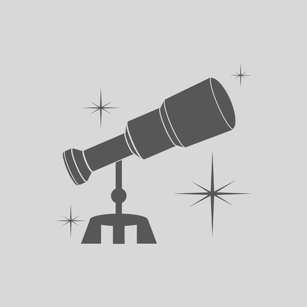 Icône télescope illustration simple
 - Vecteur, image