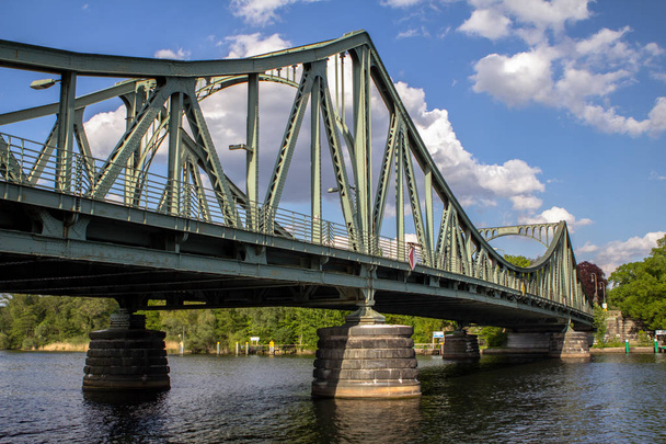 World famous Bridge Glienicke in Berlin (Glienicker Bruecke), Potsdam, Берлин
 - Фото, изображение