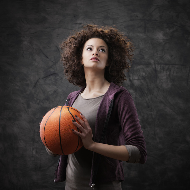 kobieta koszykarz - Zdjęcie, obraz