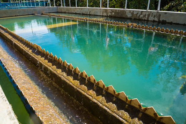Water treatment process and Water treatment plants of the Waterworks in Thailand. - Photo, Image