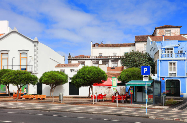 Detalle arquitectónico en Ponta Delgada Resort, Isla de Sao Miguel, Azores, Portugal, Europa
 - Foto, imagen