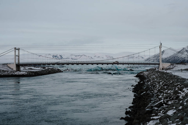 A bridge in Iceland - Valokuva, kuva