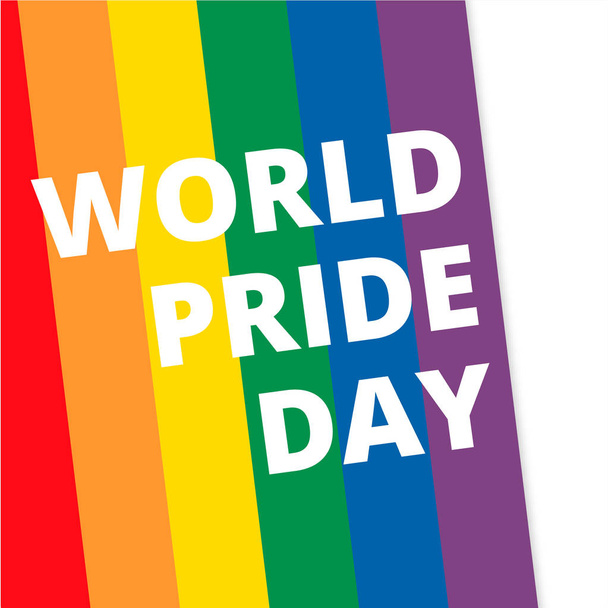 Dia Mundial do Orgulho Arco-íris Imagem vetorial
 - Vetor, Imagem