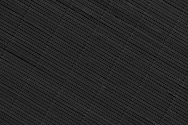 Negro bambú lugar estera rústico laminado entrelazado textura gruesa
 - Foto, imagen