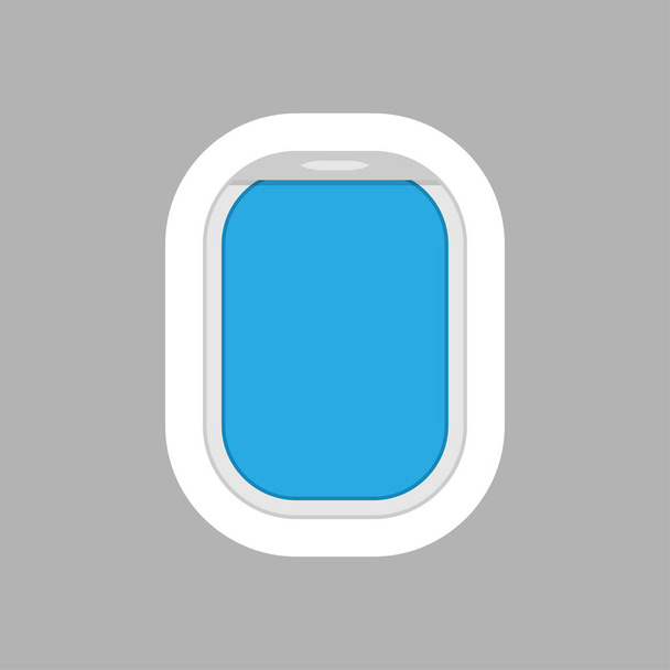 Flugzeugfenster für Ihr Design - Vektor, Bild