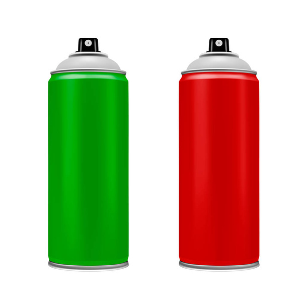 Spray paint on a white background.Vector illustration. - Vector, Image