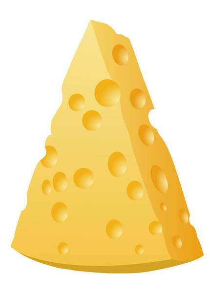 sajtszelet - Vektor, kép