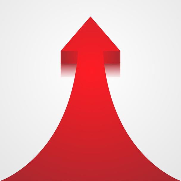 Red arrow - Vector, Image