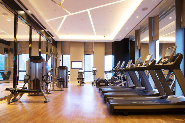 Gym interior with equipment - Photo, Image
