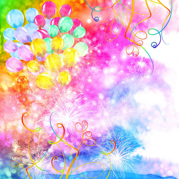 colorful abstract celebration background - Photo, Image