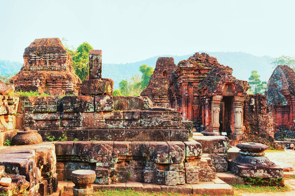 Oğlum, Vietnam, eski hindu tapınağı kalıntıları - Fotoğraf, Görsel