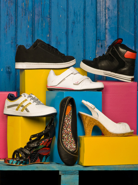 various shoes - Photo, Image