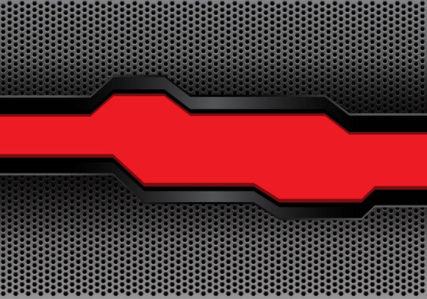 Abstrakti punainen musta futuristinen banneri kuusikulmion mesh suunnittelu moderni futuristinen tausta vektori kuva
. - Vektori, kuva