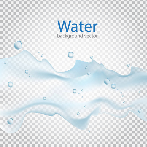 Abstracte waterdruppels transparante backgrounds.vector - Vector, afbeelding