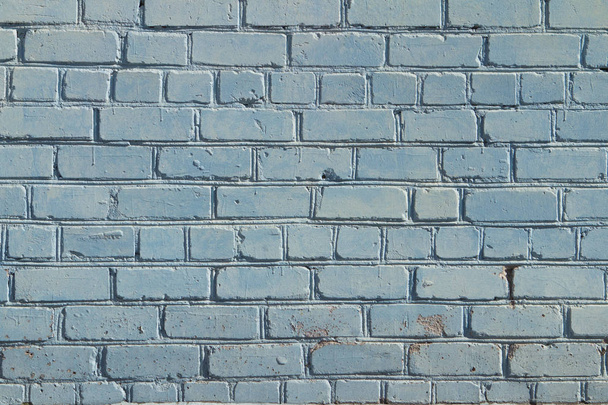 white wall painted in light blue  - Photo, Image