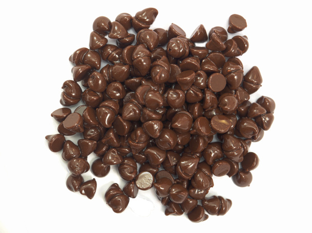 Шоколадні чіпси без вигляду тіней зверху - освітлені знизу
 - Фото, зображення