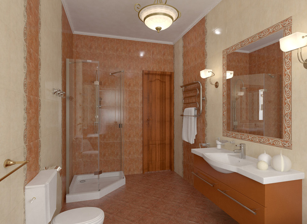 belső fürdő-szoba - Fotó, kép