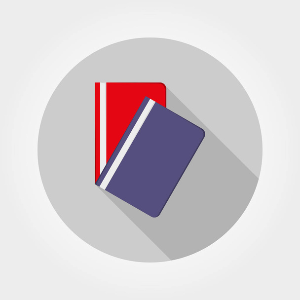 File Folder. Icon for web and mobile application. Vector illustration on a white background. Flat design style - Vetor, Imagem