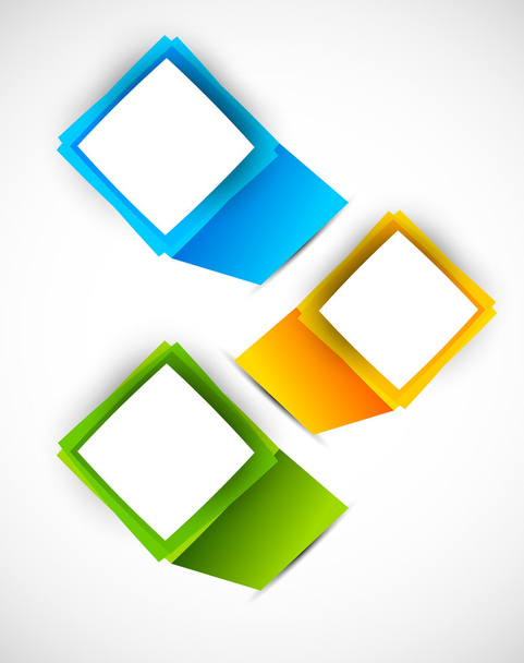 Hintergrund mit Quadraten - Vektor, Bild