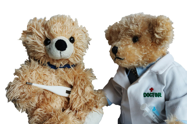 Bear- Doctor and Bear-Patient - Photo, Image