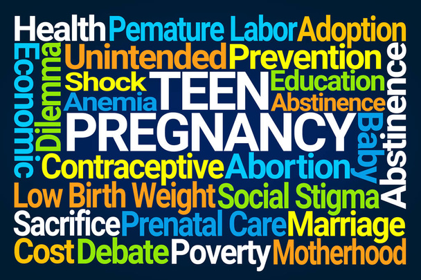 Teen Pregnancy Word Cloud - Photo, Image