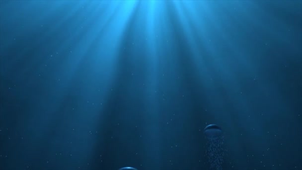 pod vodou bubliny vody potápění - Záběry, video