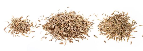 Cumin or caraway seeds isolated on white background - Photo, Image