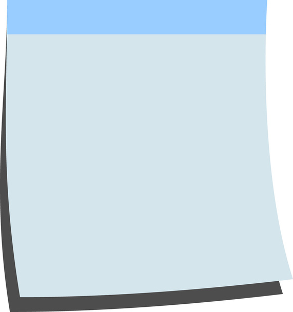 μπλε τιμολόγιο ραβδί - Διάνυσμα, εικόνα