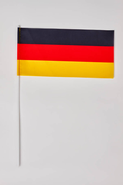 Németország zászló fehér háttér. - Fotó, kép