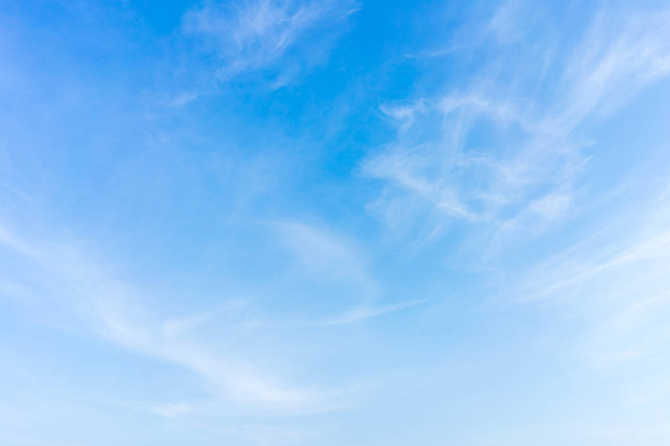 Beautyful blue sky and clouds natural background. - Photo, Image