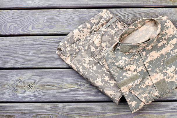 Set van soldaat kleding. - Foto, afbeelding