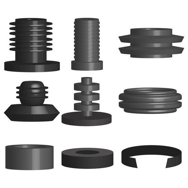nut and bolt - Vector, Image