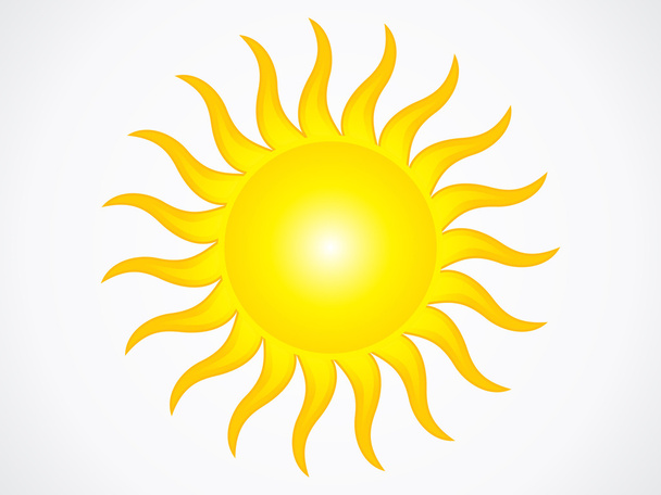 abstract sun icon - Vector, imagen