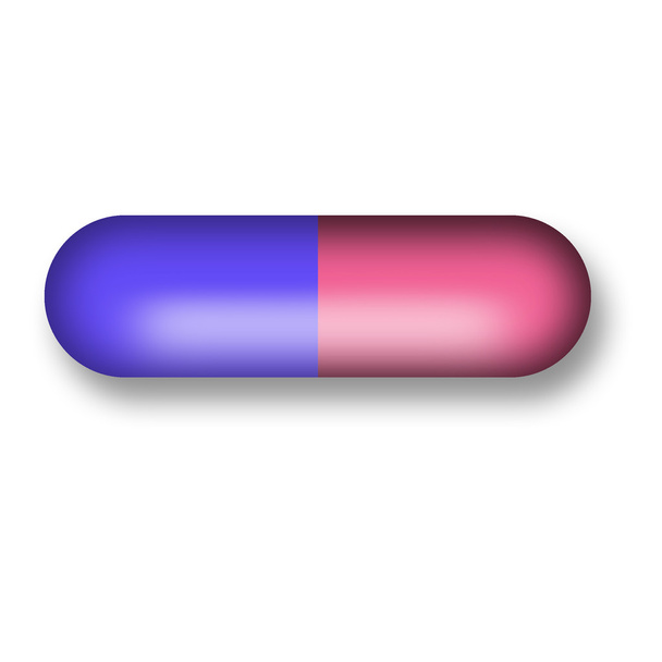 Két színű tabletta - Fotó, kép