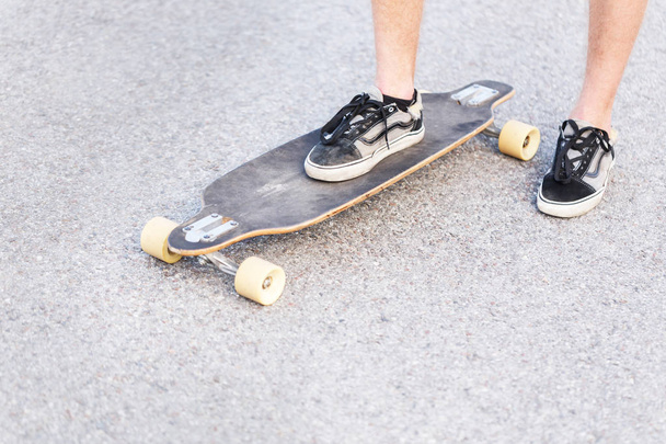 Low View by Skateboarders Foots - Photo, image