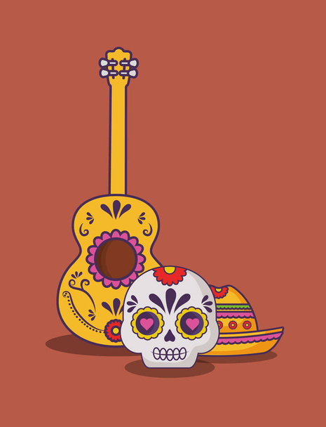 mexikói kultúra kialakítása - Vektor, kép