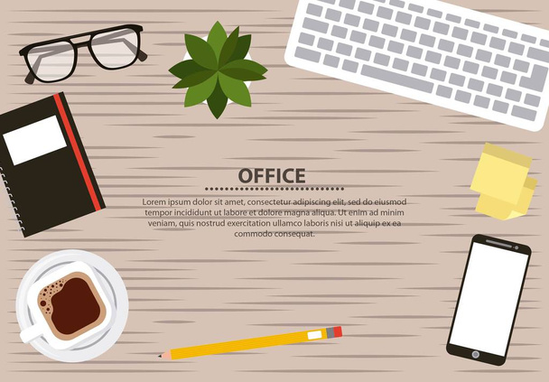 office working process - Vector, Image