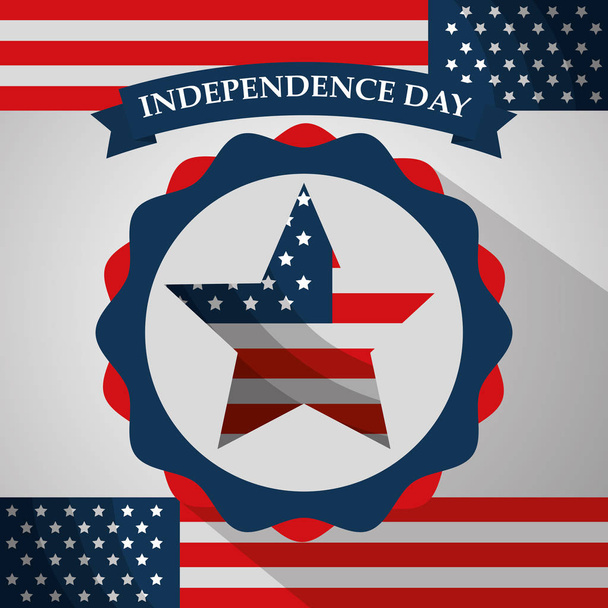american independence day  - Vetor, Imagem