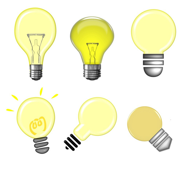 Иллюстрация лампочек
 - Фото, изображение