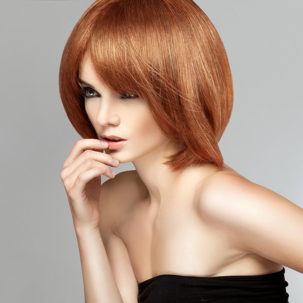 Red Hair. High quality image. - Фото, изображение
