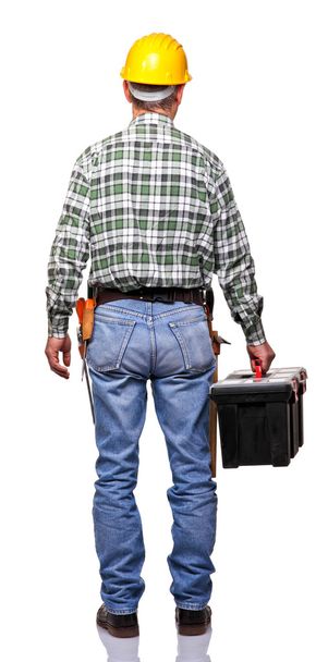 back view of handyman - Фото, зображення